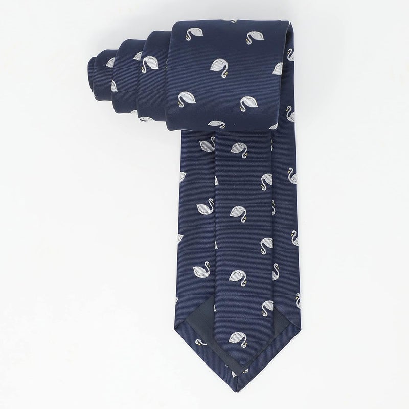 MENDEPOT Animal Pattern Necktie With Gift Box Sea Animal Pattern Tie Father's Day Birthday Gift Tie - Image 4